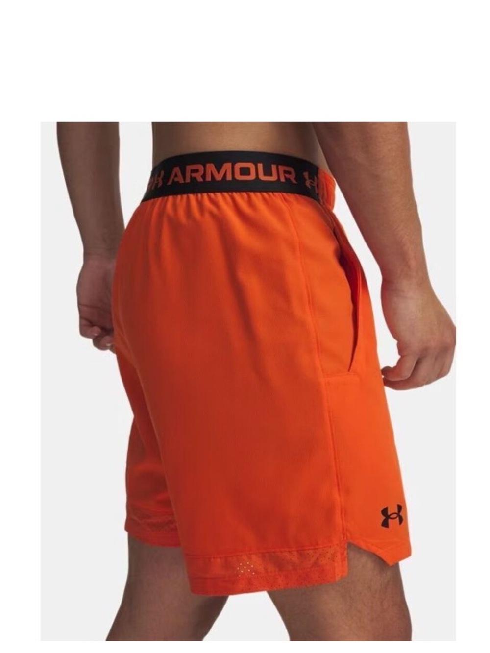 Under Armour Men’s Radiant Orange Athletic Shorts